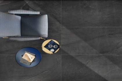 gresie interior aspect piatra naturala pret online | modele gresie moderna living gri.