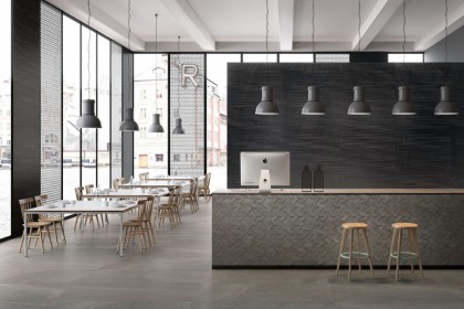 gresie si faianta aspect de piatra naturala pret Finlandia restaurant Cluj Napoca | gresie portelanata de interior Cluj Napoca.